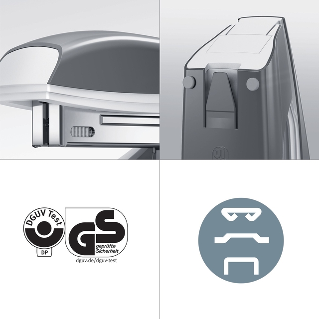 stapler Leitz NeXXt WOW metal 30 sheets white