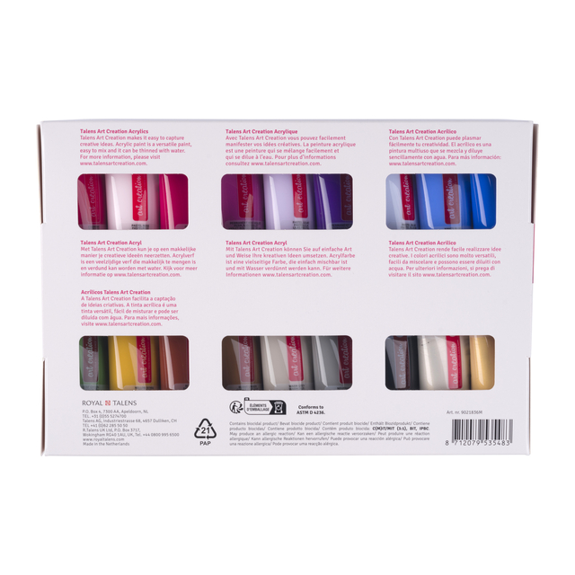 Acrylverf Talens Art Creation set à 36 kleuren