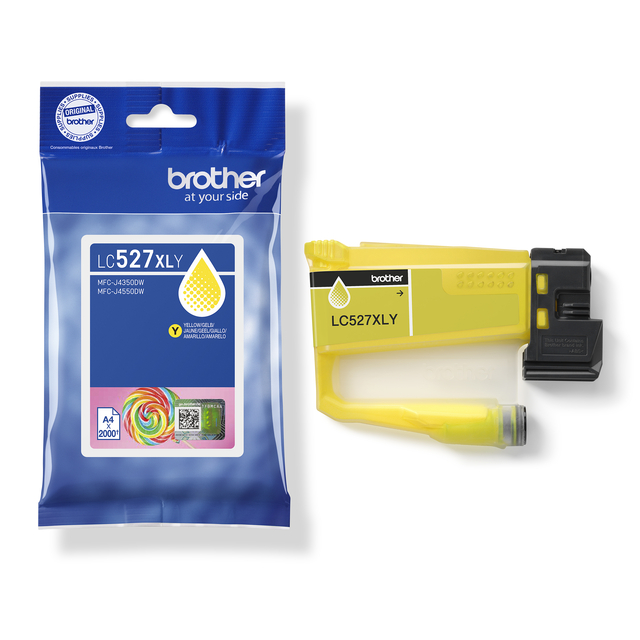 Inktcartridge Brother LC-527XLY geel