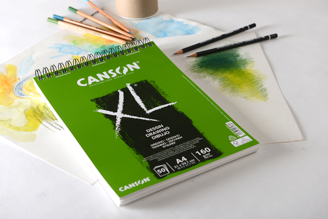 Tekenblok Canson XL Dessin A3 160gram spiraal 50 vel