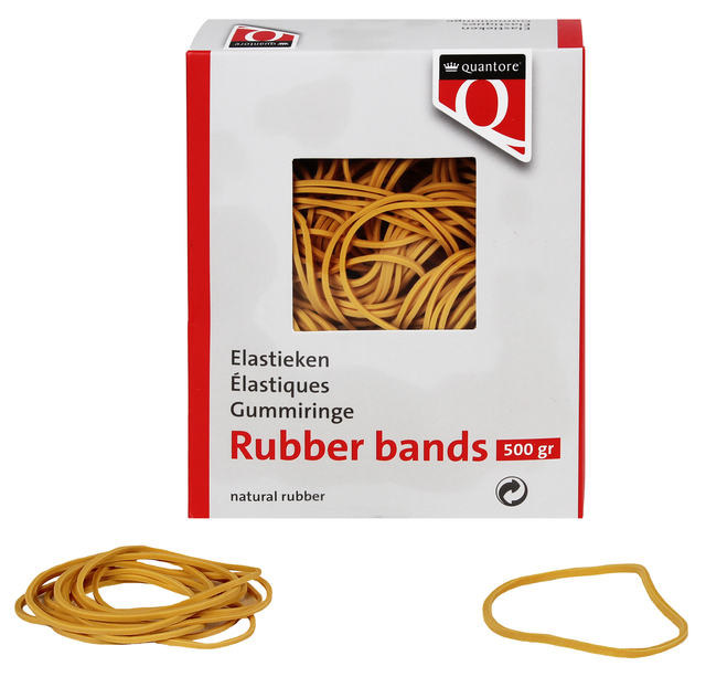 Rubber bands Quantore 22 100x1,5x1mm 500grams