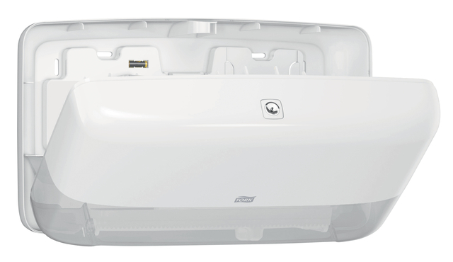 Toiletpapierdispenser Tork T2 Elevation jumbo klein duo wit 555500
