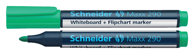 Board/flipchartmarker Schneider Maxx 290 bullet tip green