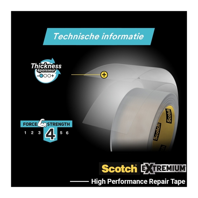 Adhesive tape Scotch Extremium invisible 48mmx25m transparent