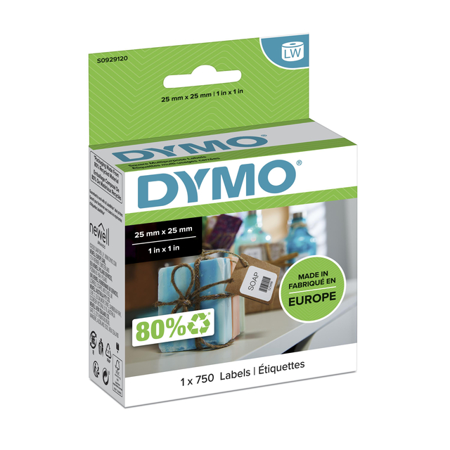 Dymo MultiPurpose Lbl 26x26mm S0929120