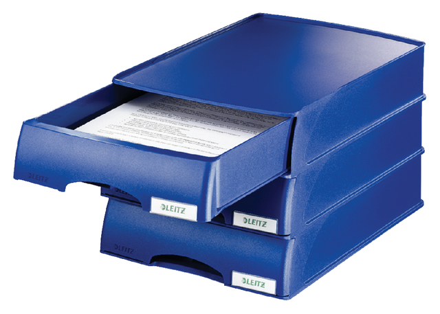 Letter Tray Leitz Plus Drawer Unit A4 blue