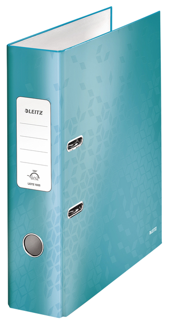 Lever arch file Leitz  WOW 85mm A4 Laminated iceblue