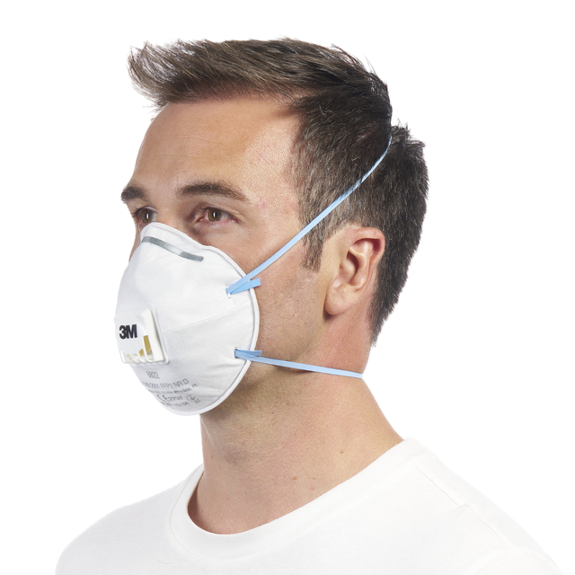 Stofmasker 3M voor schuren 8822 FFP2 met ventiel 3 stuks