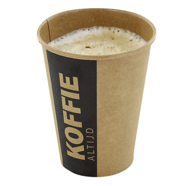 Beker IEZZY Altijd Koffie 355ml Ø90mm 50 stuk