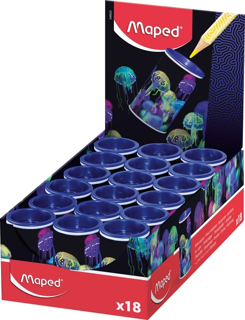 Puntenslijper Maped Deepsea Paradise 1-gaats display à 18 stuk