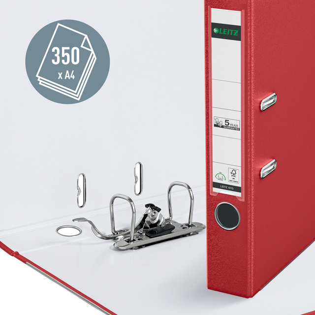 Lever arch file Leitz  52mm PP A4 red