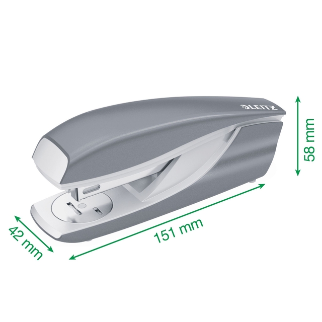 stapler Leitz NeXXt WOW metal 30 sheets white