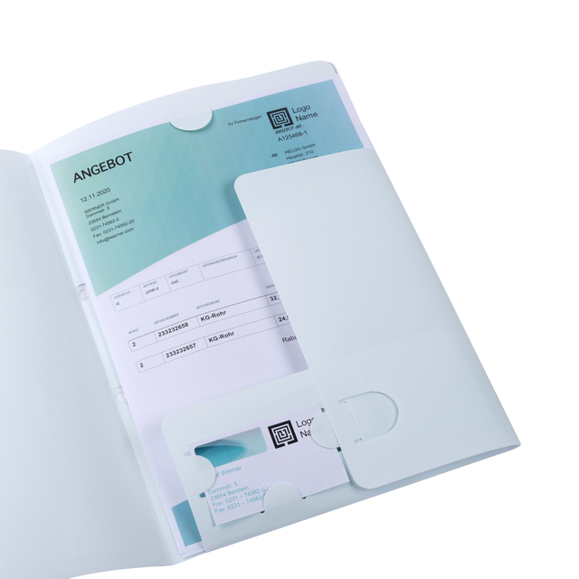 ELBA Report File, A4, PP White