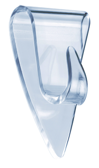 Klevende haak tesa® 0,2kg transparant 5 stuks