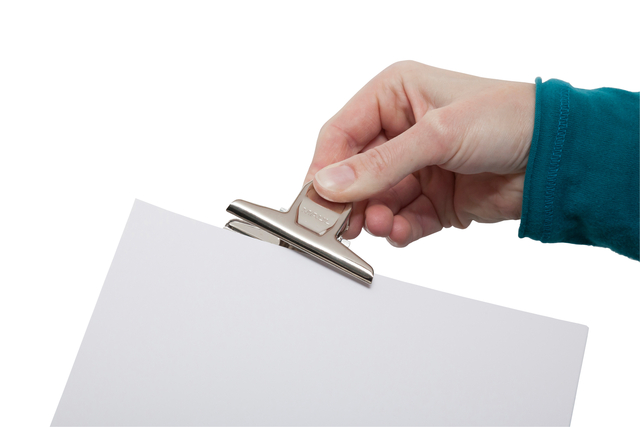 Papierklem MAUL Pro 75mm capaciteit 20mm zilver 2 stuks