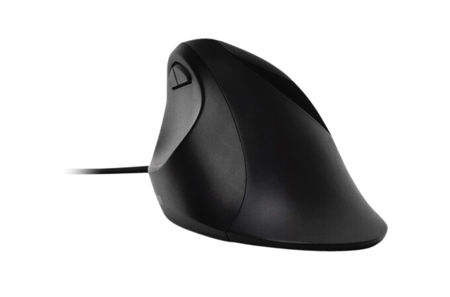 Muis Kensington pro fit ergo bedraad zwart