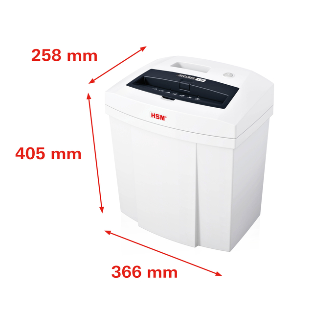 HSM SECURIO C14 document shredder - 3,9 mm