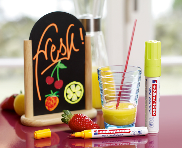 edding 4090 chalk marker set of 4 assorted