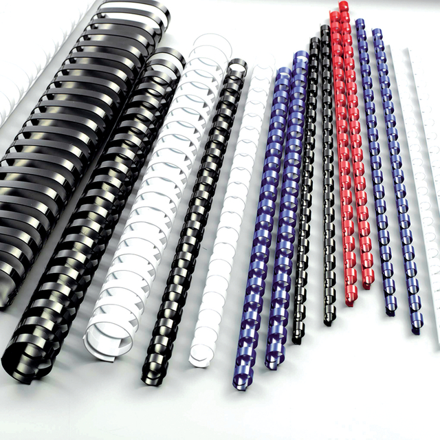 Bindrug GBC 25mm 21rings A4 zwart 50 stuks