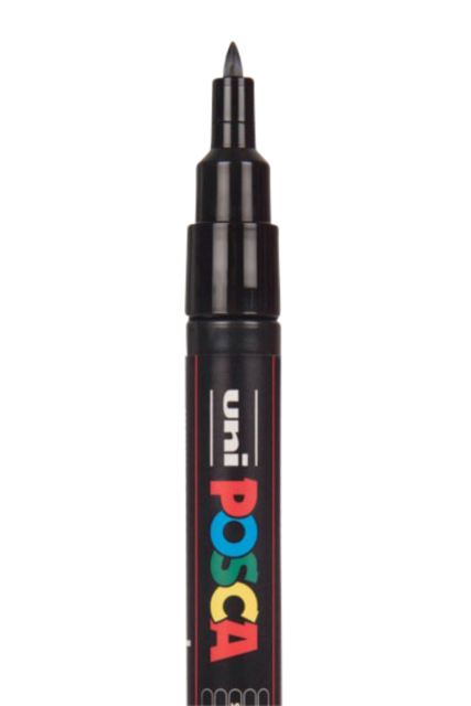 Paintmarker Uni POSCA PC1MC extra fijn assorti set à 8 stuks