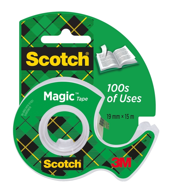 Adhesive tape Scotch Magic 810 19mmx15m invisible + tape holder