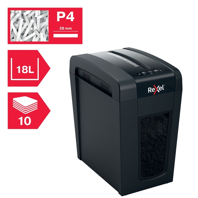 Papiervernietiger Rexel Secure X10-SL snippers 4x40mm