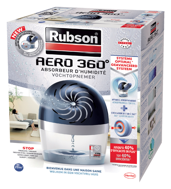Moisture absorber Rubson Aero 360 system complete