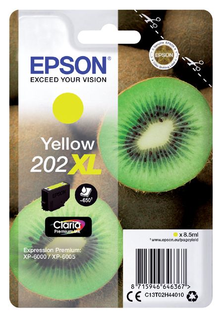 EPSON Singlepack Yellow 202XL Kiw