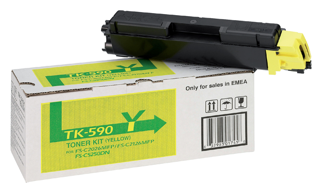 Kyocera Toner Cart Yellow TK-590Y