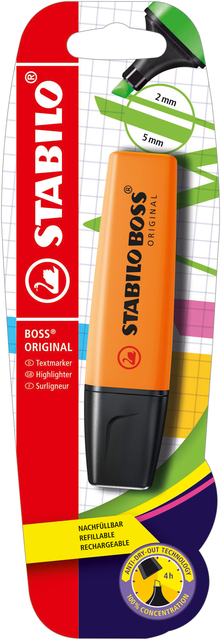Markeerstift STABILO BOSS Original B-10141 oranje blister à 1 stu