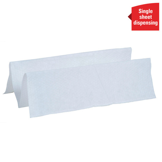 Poetsdoek WypAll X80 PowerClean 305x317mm 4x50vel wit 8388