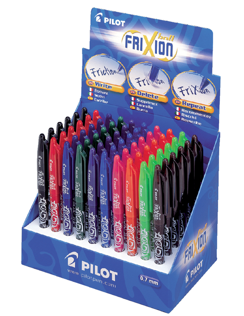 FriXion Ball - Gel Ink Rollerball - Display - Assorted colors - 60 pcs