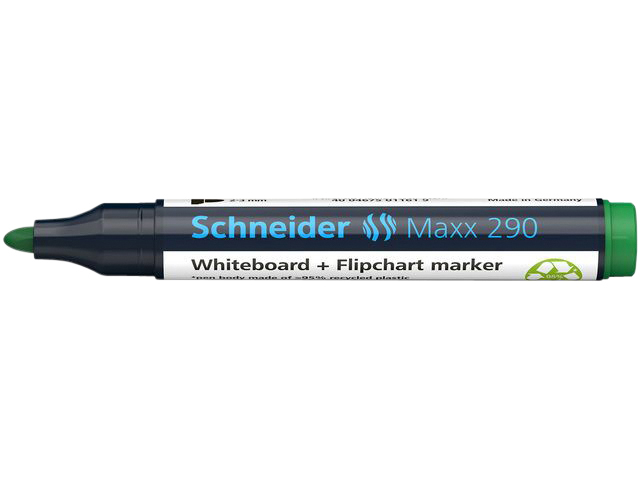 Viltstift Schneider Maxx 290 whiteboard rond 2-3mm assorti doos à 3+1 grati