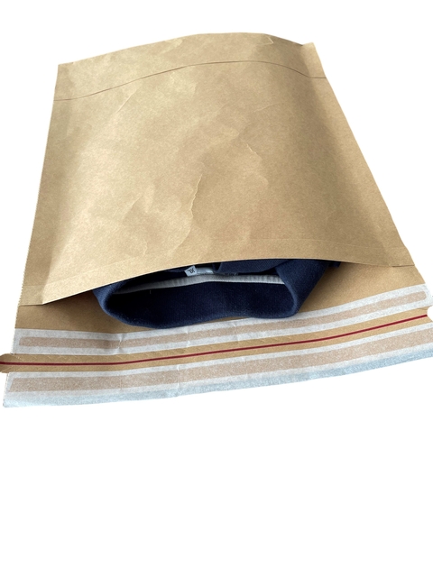 Sendbag verzendverpakking IEZZY 38/42 x 44 + 9,5cm bruin 200 stuks