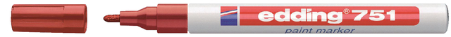 edding 751 paint marker red