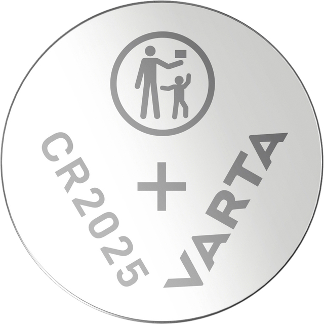 Batterij Varta knoopcel CR2025 lithium blister à 5stu