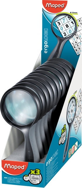 MAGNIFIER MAPED ERGOLOGIC 75MM