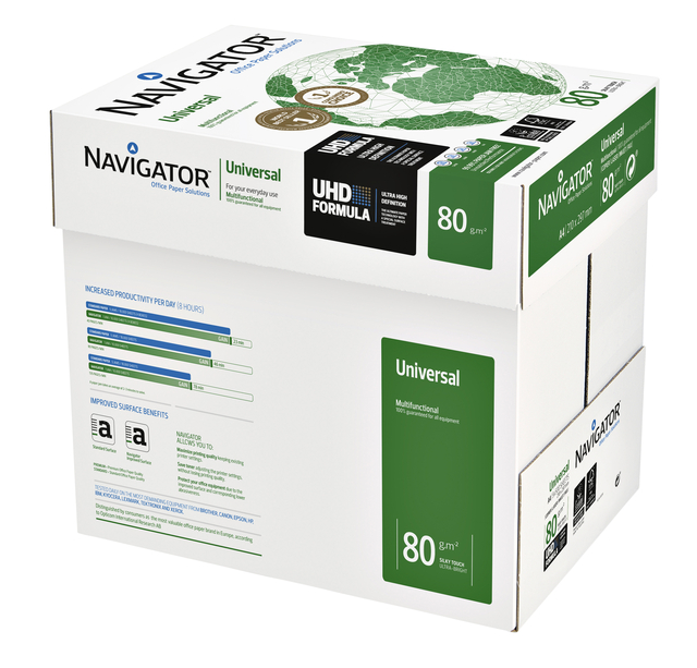 Copy paper Navigator Universal A4 80gr white 500 sheet