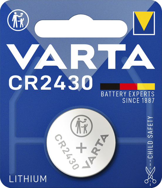 Batterij Varta knoopcel CR2430 lithium blister à 1stu