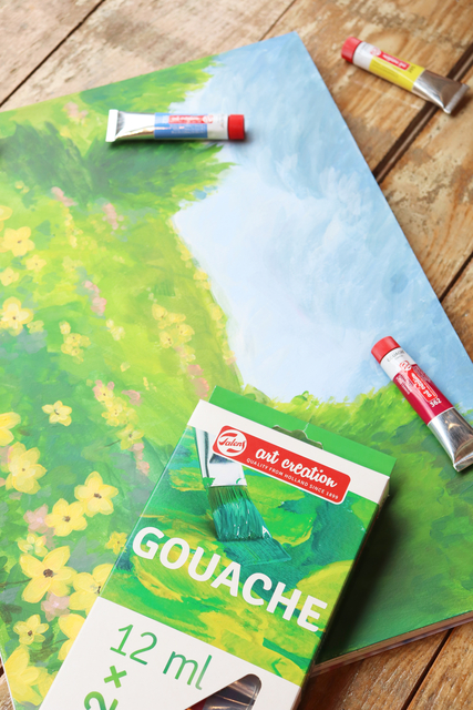 Talens Art Creation gouache set 12 tubes 12 ml