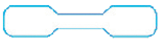Multi-purpose ring labels 10x49 mm white semi-circle 600pcs.