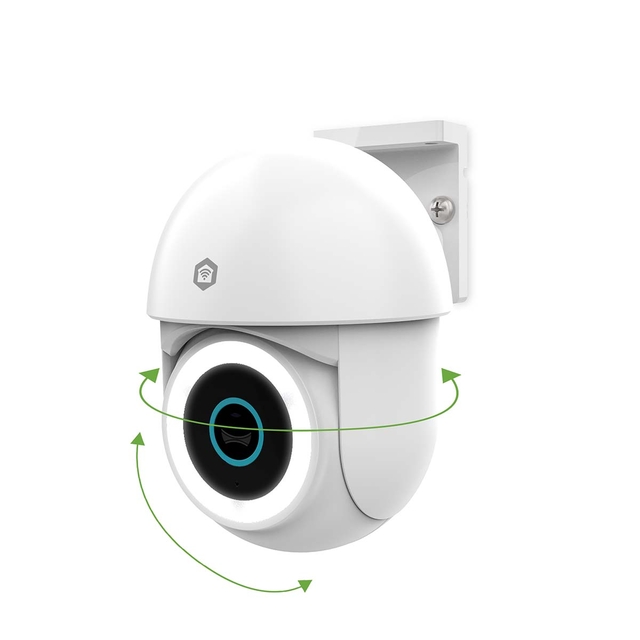 Beveiligingscamera Nedis Smartlife Wifi buiten 3MP Full HD 1296p wit