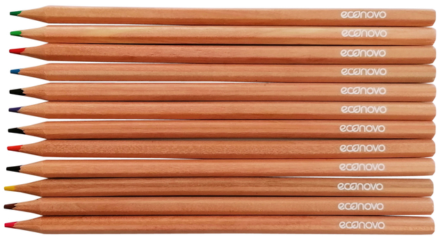 Kleurpotloden Econovo assorti blister à 12 stuk