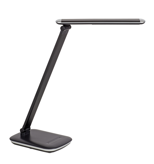 Bureaulamp MAUL Jazzy dimbaar USB-poort zwart