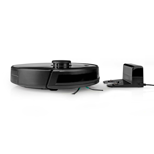 Robotstofzuiger Nedis Smartlife wifi laser 3-in-1 zwart
