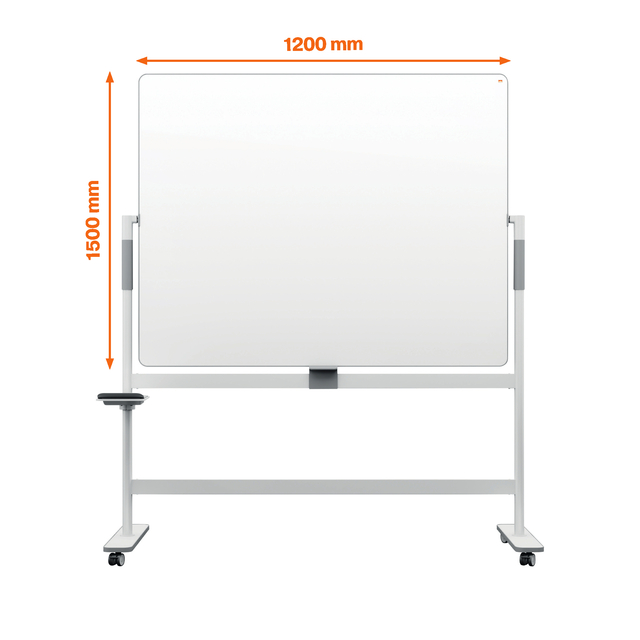 Whiteboard Nobo Move & Meet kantelbaar 120x150cm