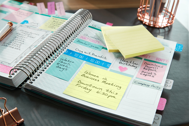 Memo pad Post-it 660 lijn 102x152mm canary yellow