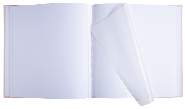 Fotoalbum Exacompta 29x32cm 60 witte pagina's Ellipse roze