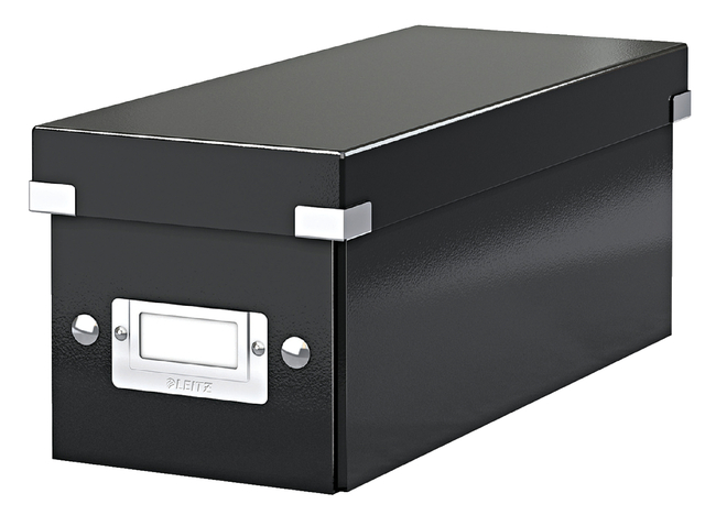 CD Storage Box Leitz Click & Store WOW 143x136x352mm black