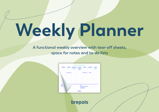 PLANNER BREPOLS WEEKLY PLANNER A4 7D/1P